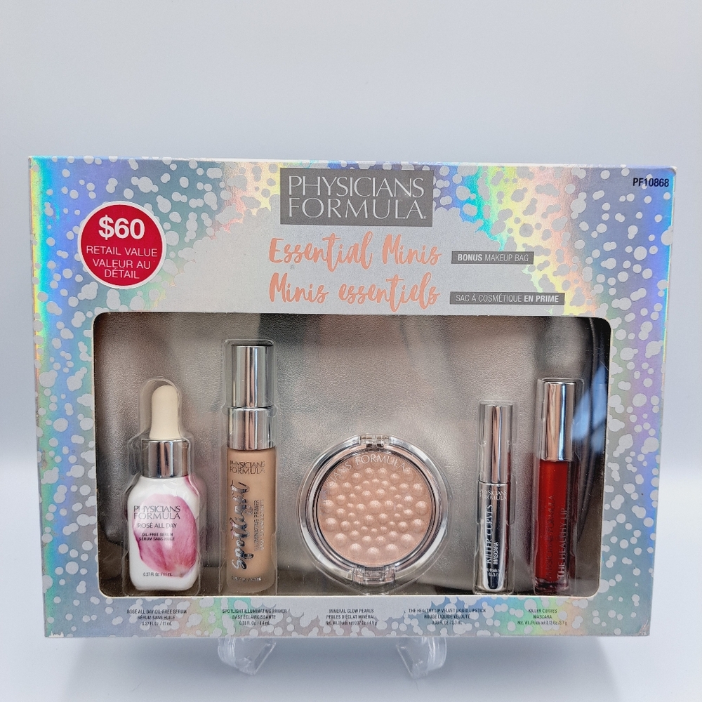 Physicians Formula Essential Minis Travel Set With Silver Bag